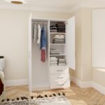 Andorra 2 Door 3 Drawer Wardrobe - Image 2