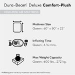 22in Queen Dura-Beam Comfort Plush High-Rise Inflatable Air Mattress - Image 5