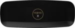 Plasticpro Plastic Serving Trays – Round Serving Platters with Gold Rim 14X14 Disposable Party DishPack of 2