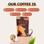 RYZE SUPERFOODS Mushroom Medium Roast Coffee 30 Servings - Image 2