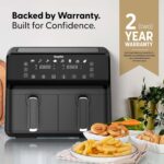 Keplin 9L Dual Zone Air Fryer – 8in1 Cooking Functions - Image 7