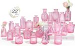 RUCKAE Small Clear Bud Vases Bulk 12 Pack Mini Flower Glass Vases for Centerpiece Table Wedding Decorations Home Decor Party - Image 7