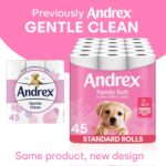 Andrex Family Soft Toilet Tissue 45 Rolls - Image 4