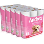 Andrex Family Soft Toilet Tissue 45 Rolls - Image 2