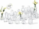 RUCKAE Small Clear Bud Vases Bulk 12 Pack Mini Flower Glass Vases for Centerpiece Table Wedding Decorations Home Decor Party - Image 8