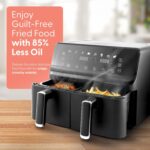 Keplin 9L Dual Zone Air Fryer – 8in1 Cooking Functions - Image 5