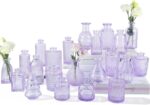 RUCKAE Small Clear Bud Vases Bulk 12 Pack Mini Flower Glass Vases for Centerpiece Table Wedding Decorations Home Decor Party - Image 6