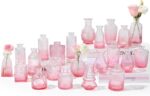 RUCKAE Small Clear Bud Vases Bulk 12 Pack Mini Flower Glass Vases for Centerpiece Table Wedding Decorations Home Decor Party - Image 3