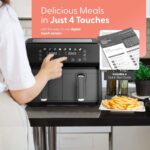 Keplin 9L Dual Zone Air Fryer – 8in1 Cooking Functions - Image 3