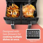 Keplin 9L Dual Zone Air Fryer – 8in1 Cooking Functions - Image 6