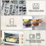[10-Pack]Glass Meal Prep Containers -MCIRCO Food Storage Containers - Image 5